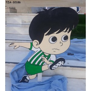 ΠΟΔΟΣΦΑΙΡΙΣΤΗΣ ΞΥΛΙΝΗ ΦΙΓΟΥΡΑ ΤΖΑ-32186